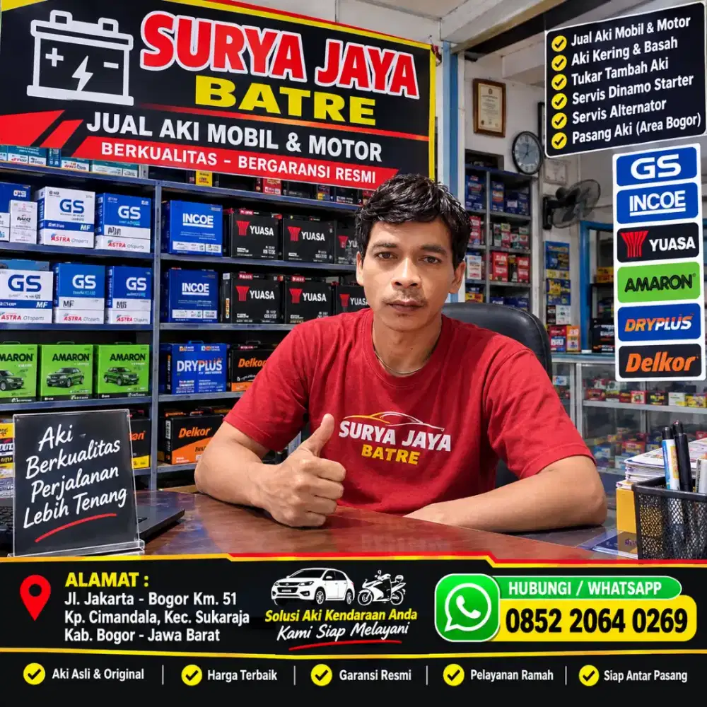 JUAL BELI ACCU BARU DAN SECEN