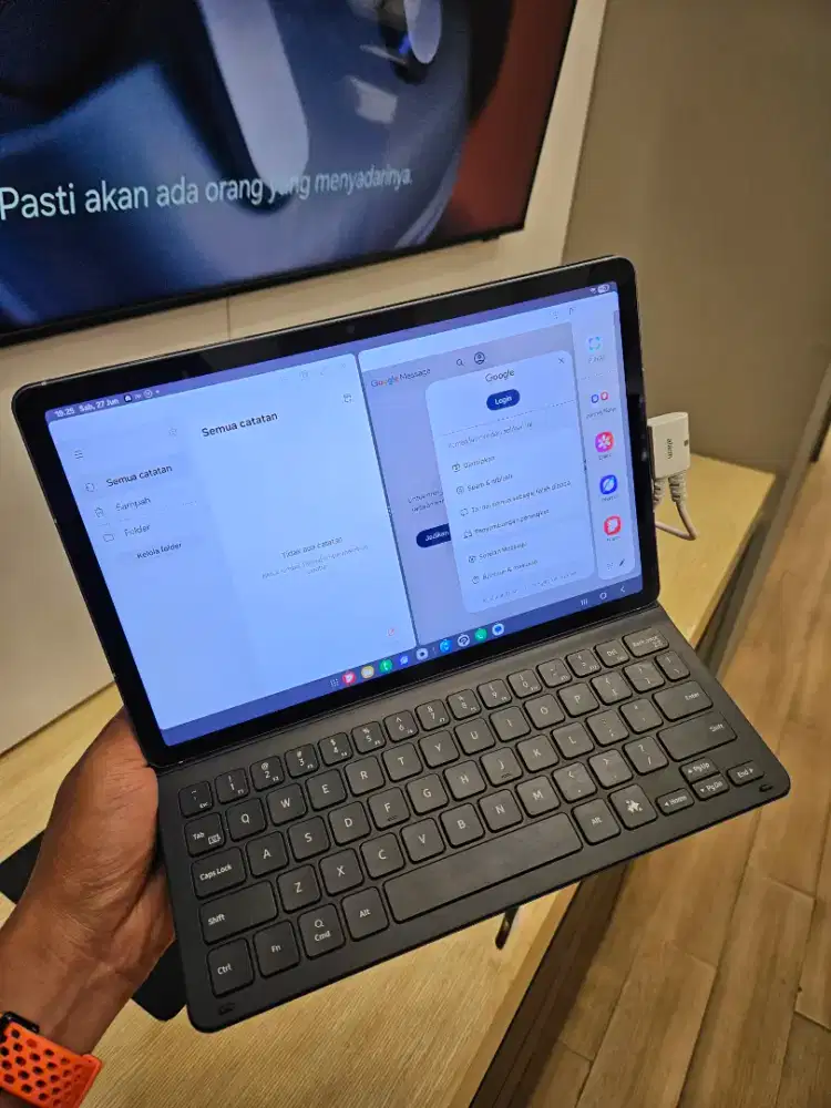 SAMSUNG TAB S10 FE CELLULER 5G FREE KEYBOARD COVER ORI DAN SPEAKER