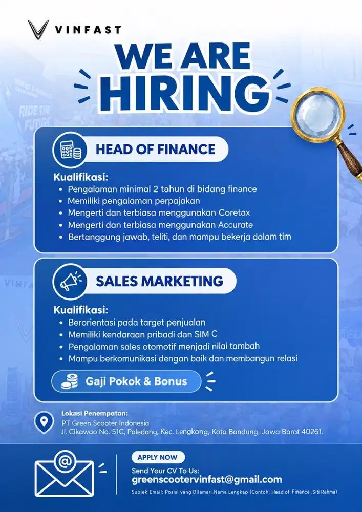 LOKER Sales marketing & Head of Finance
