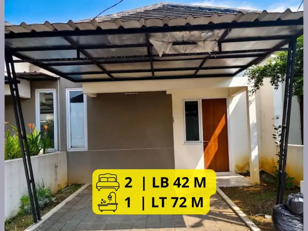 DIJUAL RUMAH MINIMALIS – BUMI CIKONENG INDAH LT 72 m² | LB 42 m² | 2 KT | 1 KM | 1 CARPORT