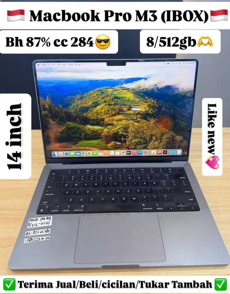 Macbook Pro M3 14 inch 8/512 Gb Space Grey