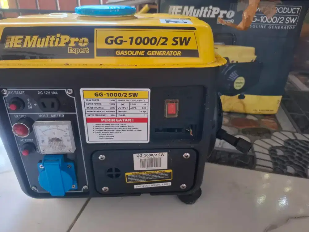 Dijual Genset Multi Pro GG-1000/SW