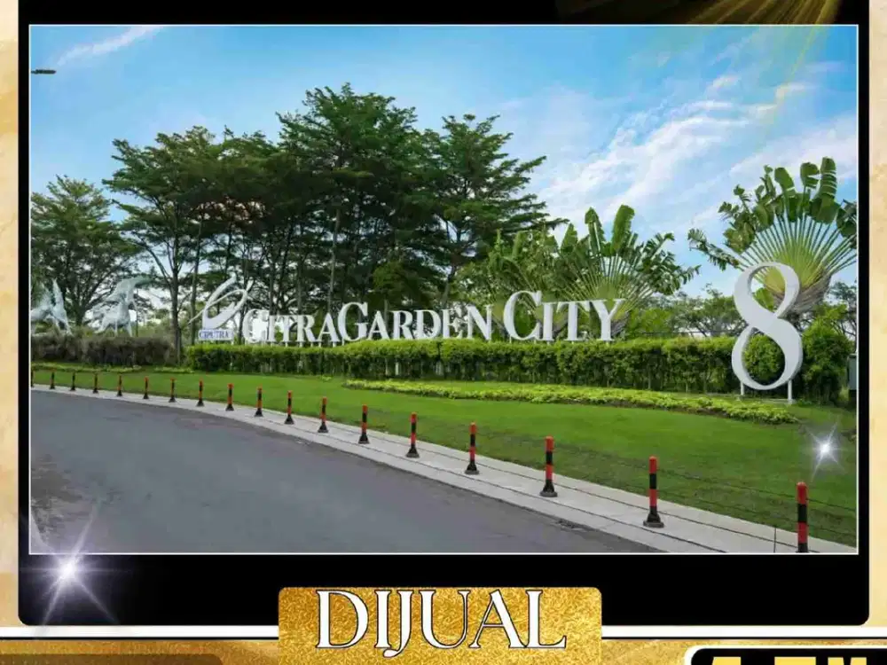 DIJUAL KAVLING  MURAH HOEK 180 M² DI CITRA GARDEN 8 JAKARTA BARAT