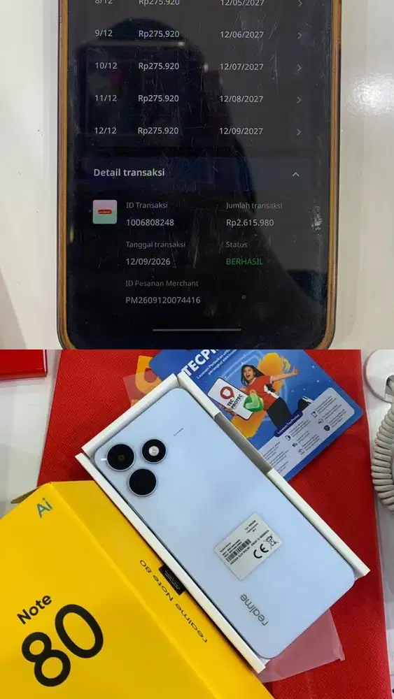 kredit 0% tanpa dp modal ktp asli realme note 80