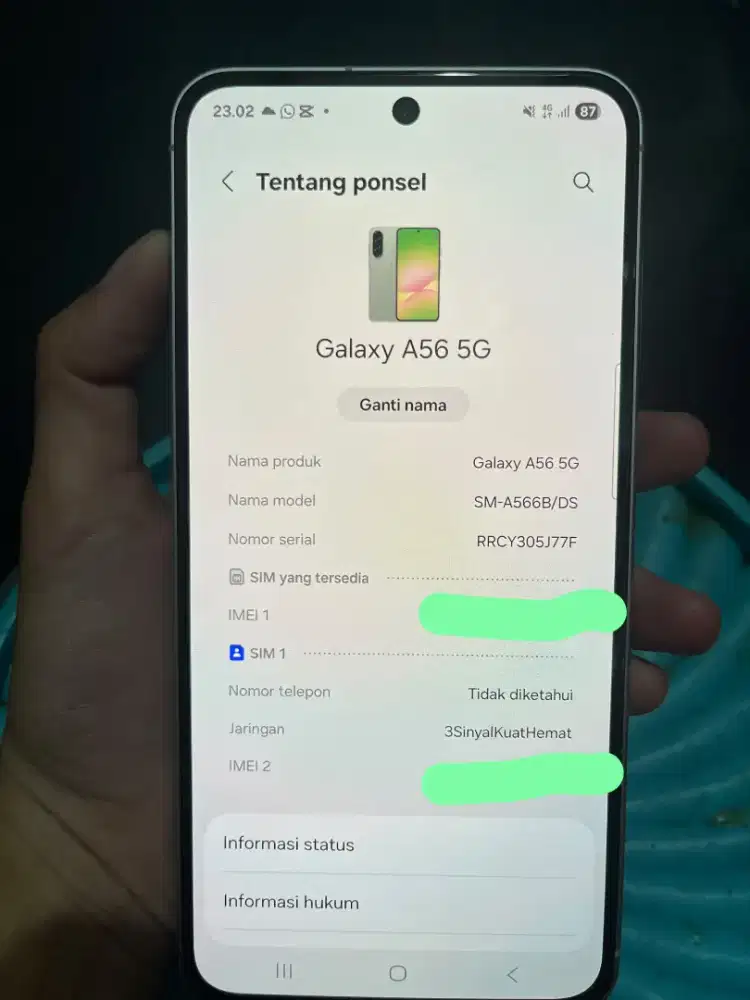 Samsung A56 5G Mulus+Masih lengkap