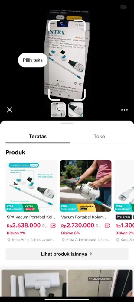 Vacum portable kolam