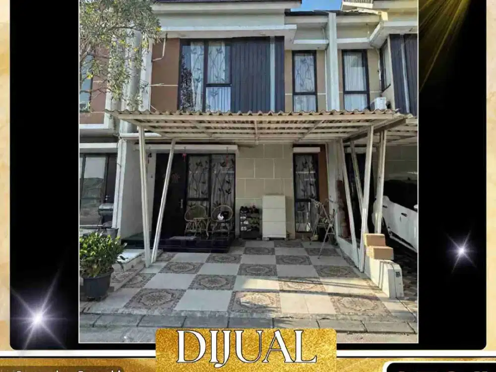 DIJUAL RUMAH 2 ,5 LANTAI KUAS TANAH 72 M² DI PERUMAHAN EMERALD REAIDENCE SEPATAN  KAB TANGERANG BANTEN