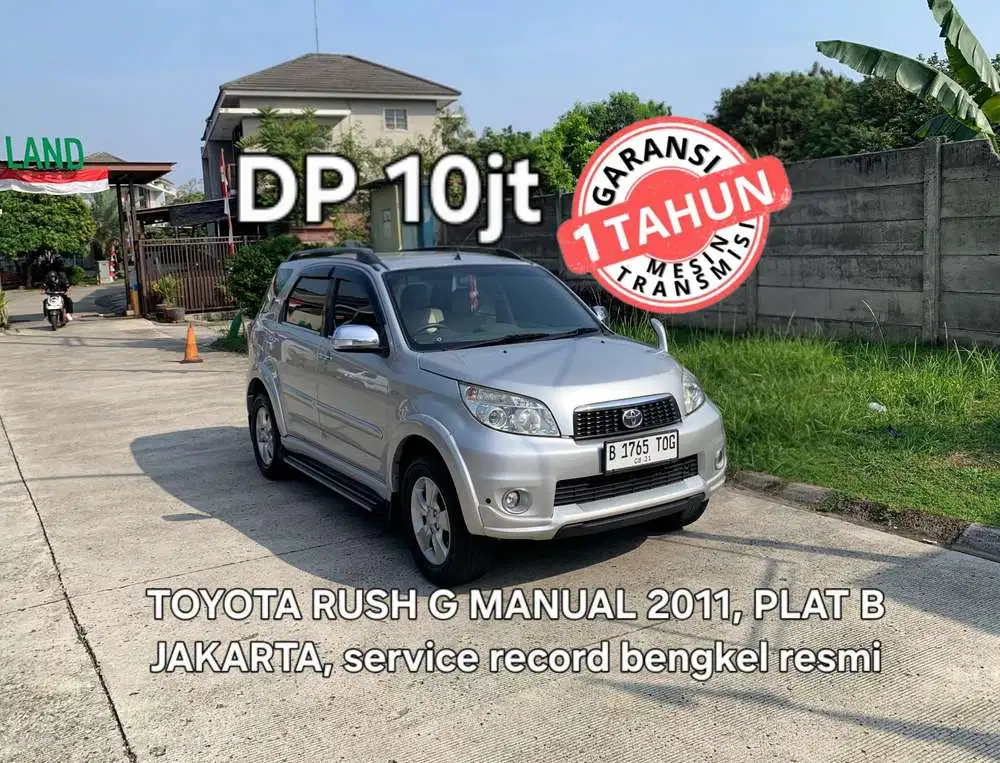 Toyota Rush G manual 2011 Bergaransi