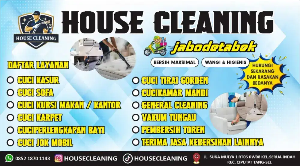 Terima Jasa cuci kasur , Sofa , karpet ,jok mobil dll