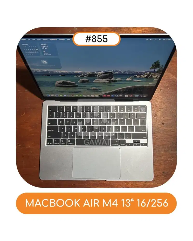 #855 Macbook Air M4 13 Sky Blue 16/256 Ibox BH 100%