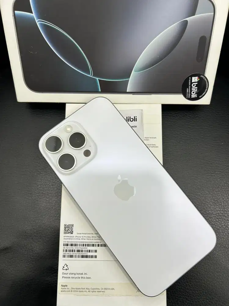 Iphone 16 Promax , White Titanium , 256GB IBox
