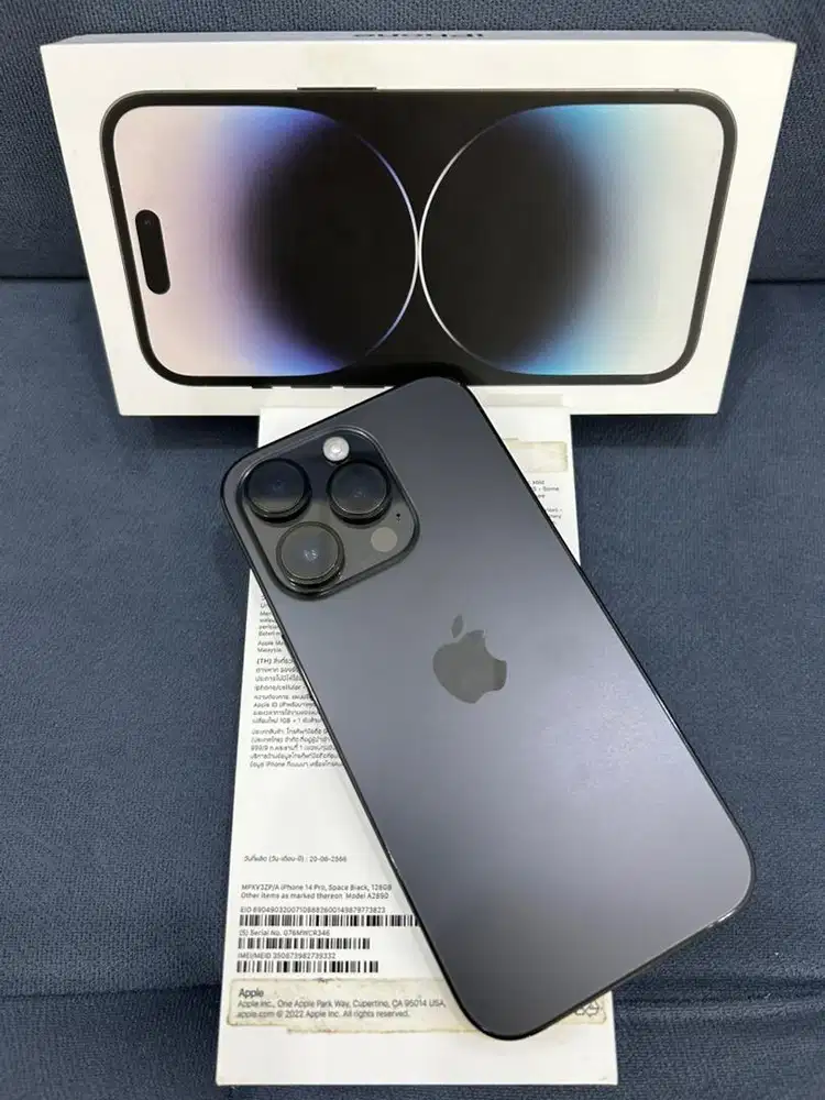 IPhone 14 Pro , Space Black , 128GB Bea Cukai