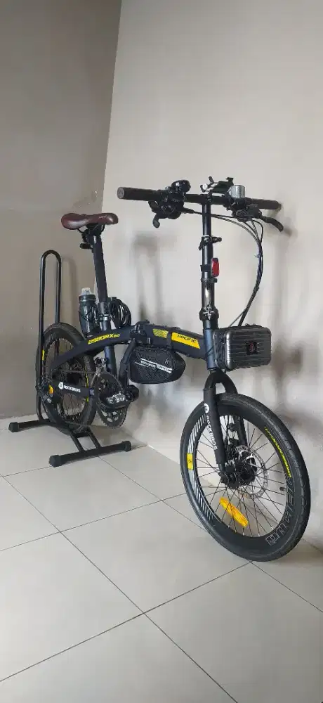Sepeda lipat sporty pacific 2989RX 8.0 double disc brake