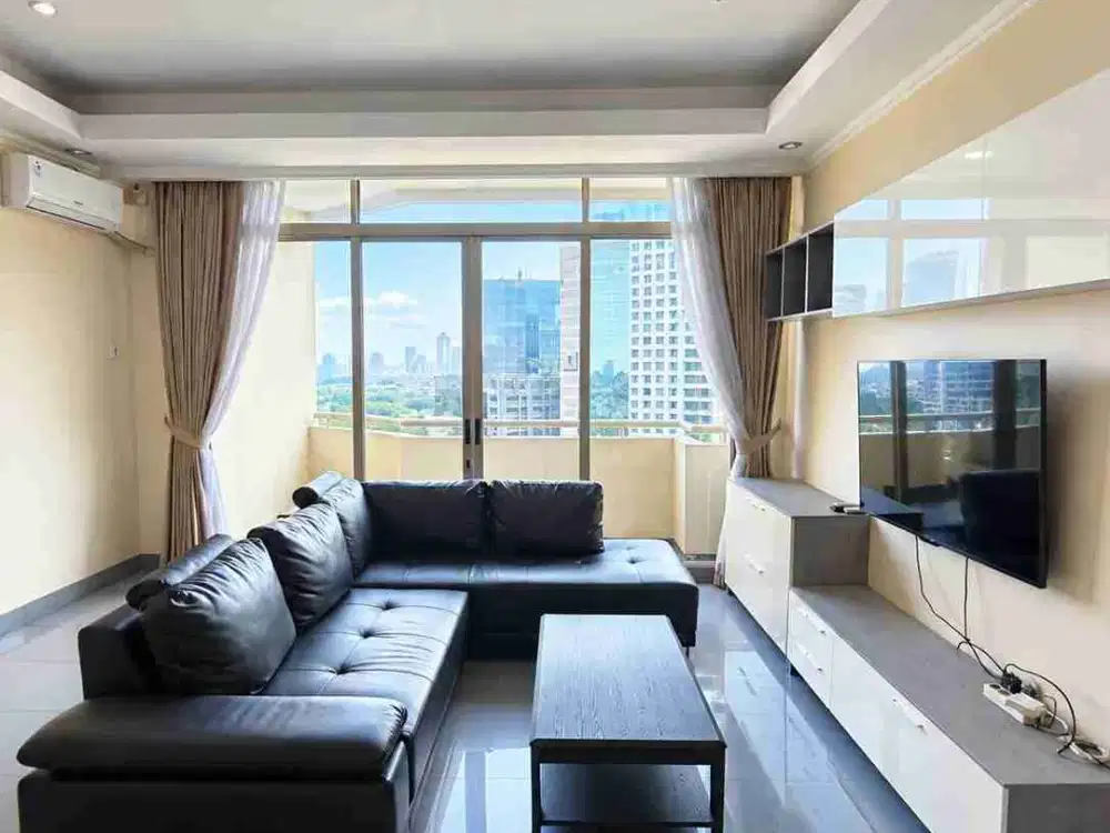 DIJUAL – Apartemen 2 BR 100 m² Fully Furnished Dekat KRL Palmerah