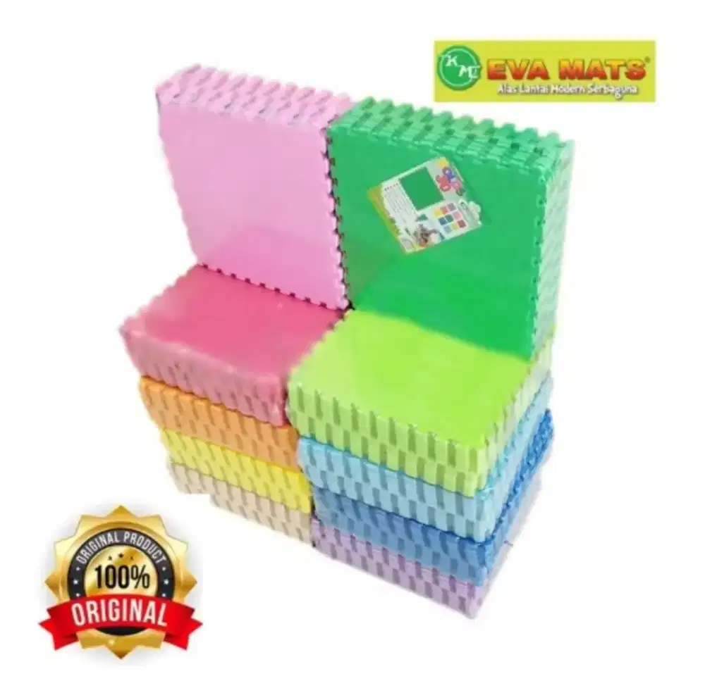 Evamatt evamat lantai puzzle alas lantai anak eva sponge playmatt spon