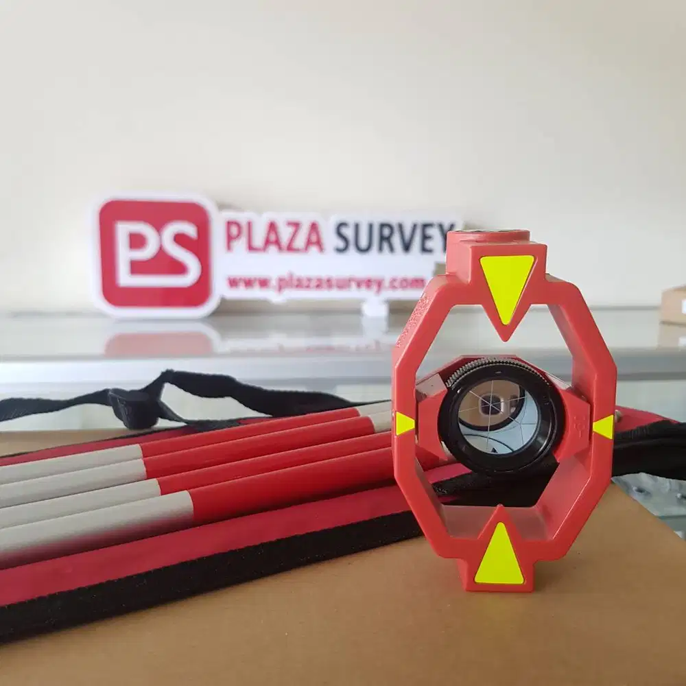 Jual Mini Prisma Set Mini Pole Stick untuk Total Station di Batam