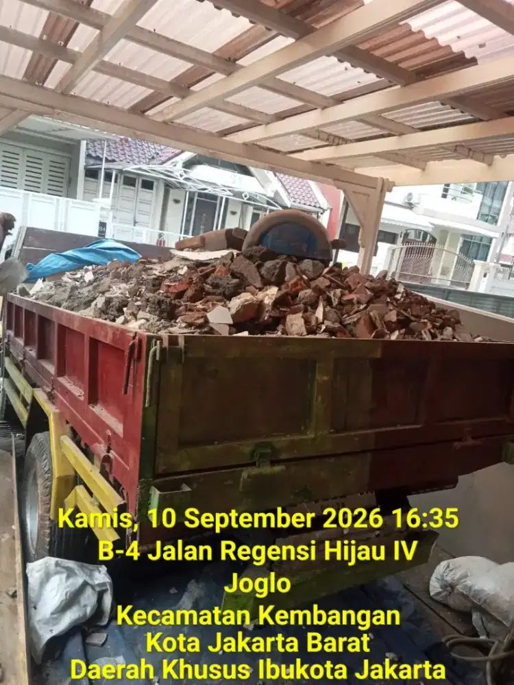 Jasa angkut puing dan buang sampah