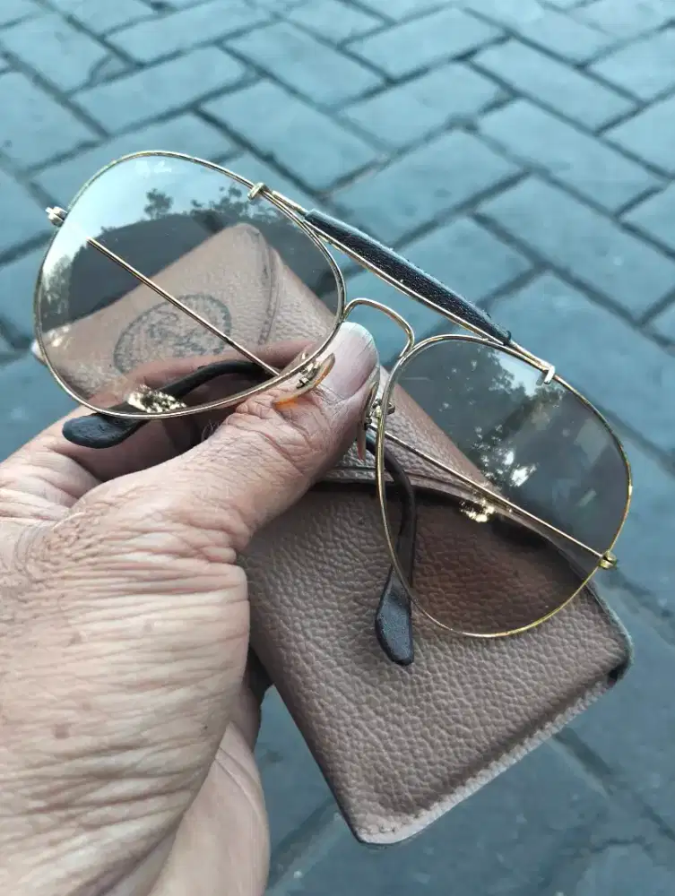 Kacamata Vintage Rayban B&L Changeable Brown Original