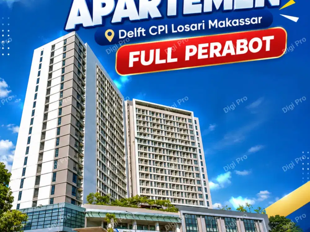 Jual Apartemen Delf Full Perabot, Langsung Masuk