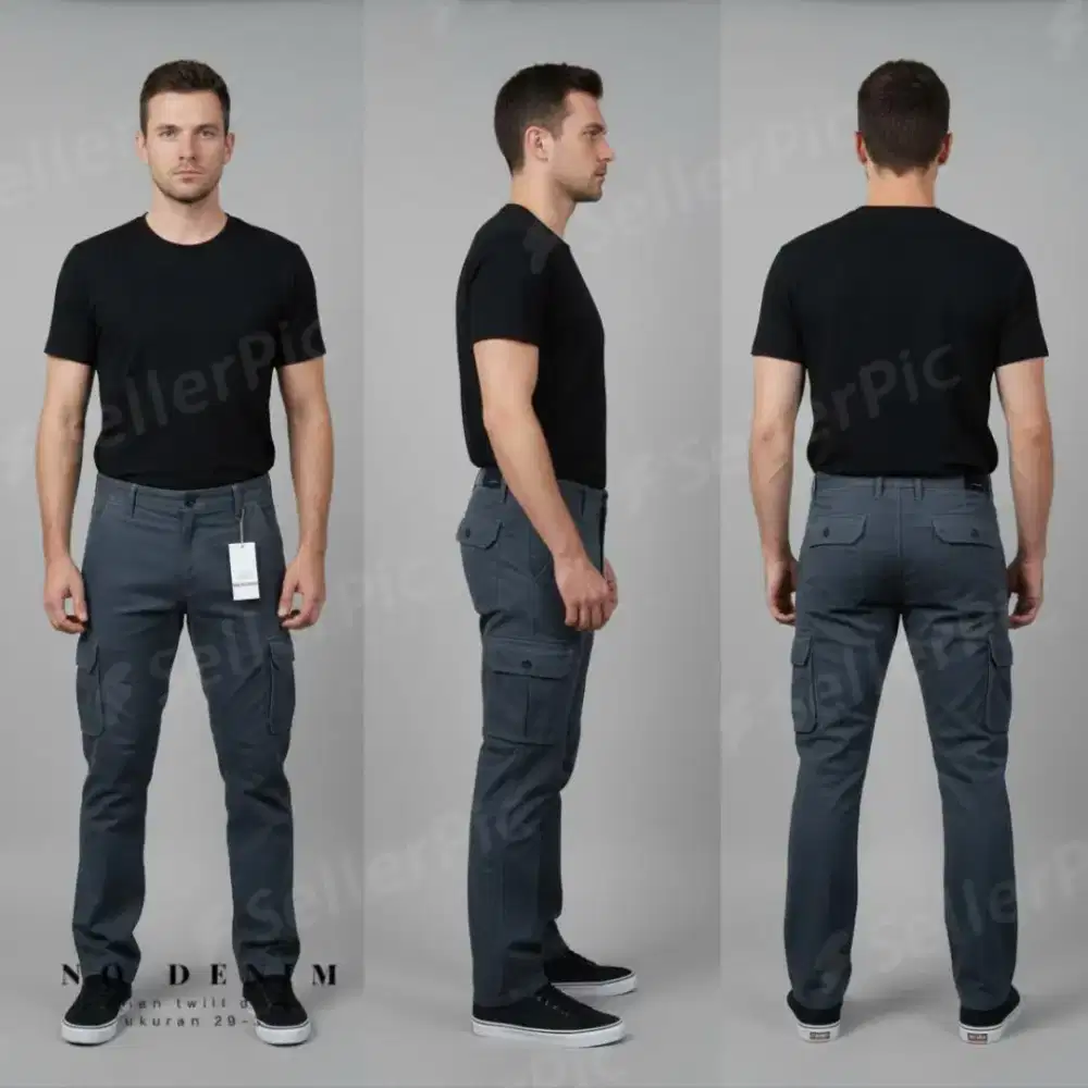Celana panjang cargo premium 29-34