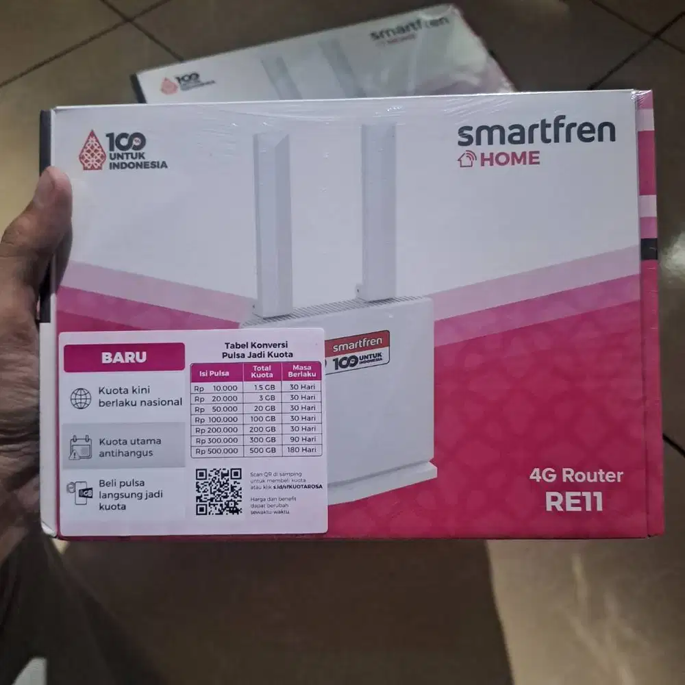 (Baca deskripsi) Router 4G Free Kuota 400 GB Modem Wifi Mifi Smartfren