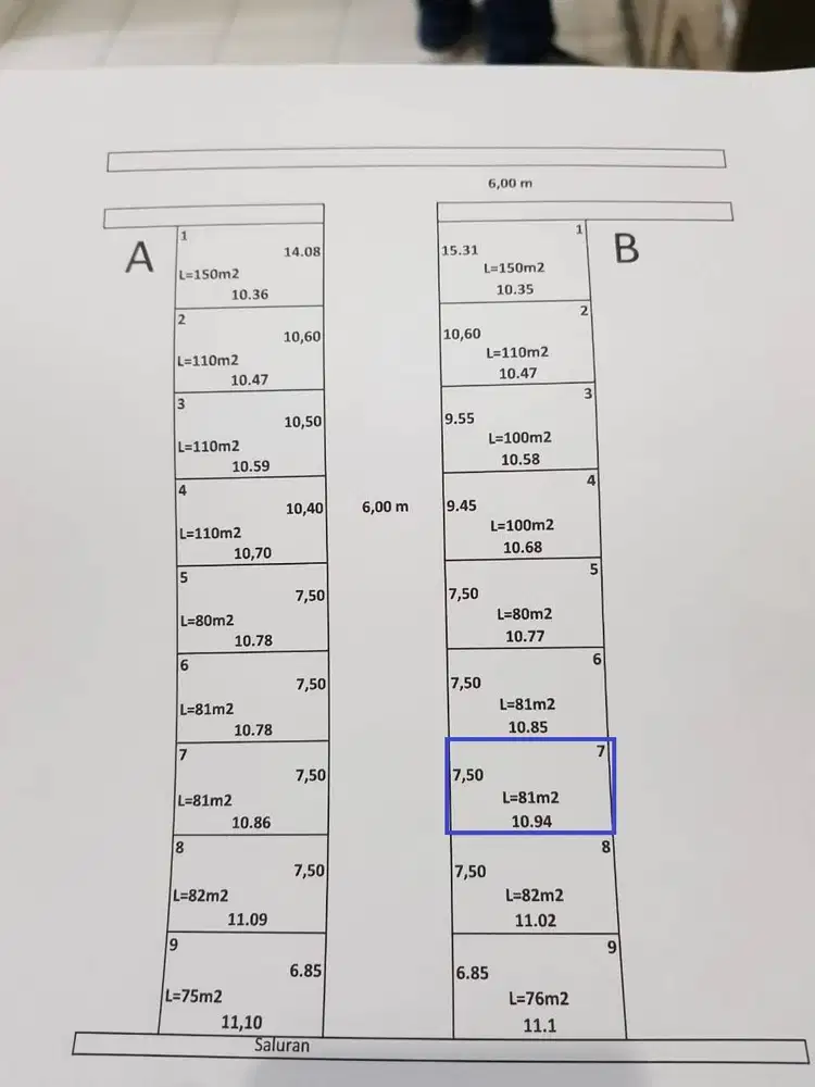 Tanah Kapling Siap Bangun di Gumpang, Kartasura