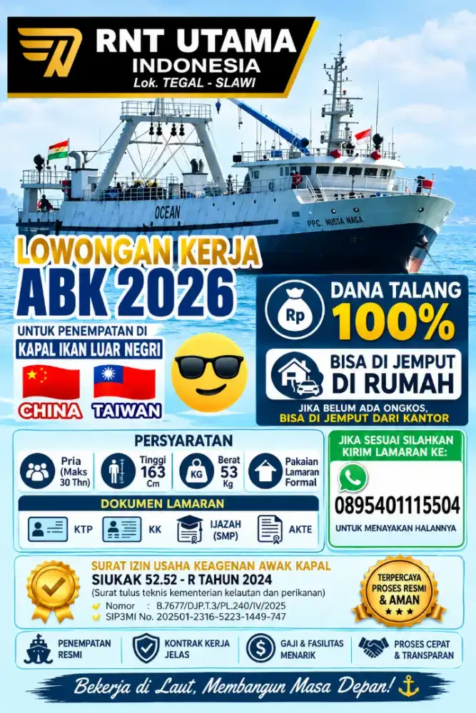 LOKER ABK LUAR NEGERI