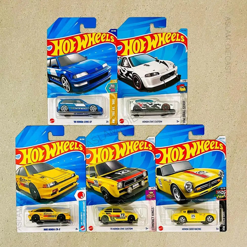 Take All Hot Wheels Honda Ciciv Custom CR-X S800 Diecast Hotwheels