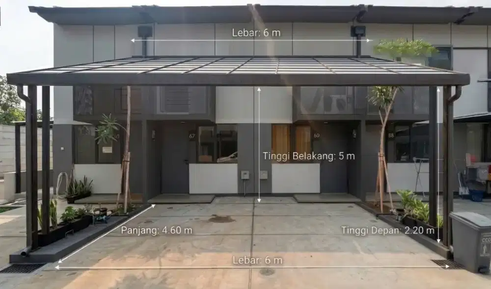 Sewa Murah Rumah Baru Park Serpong