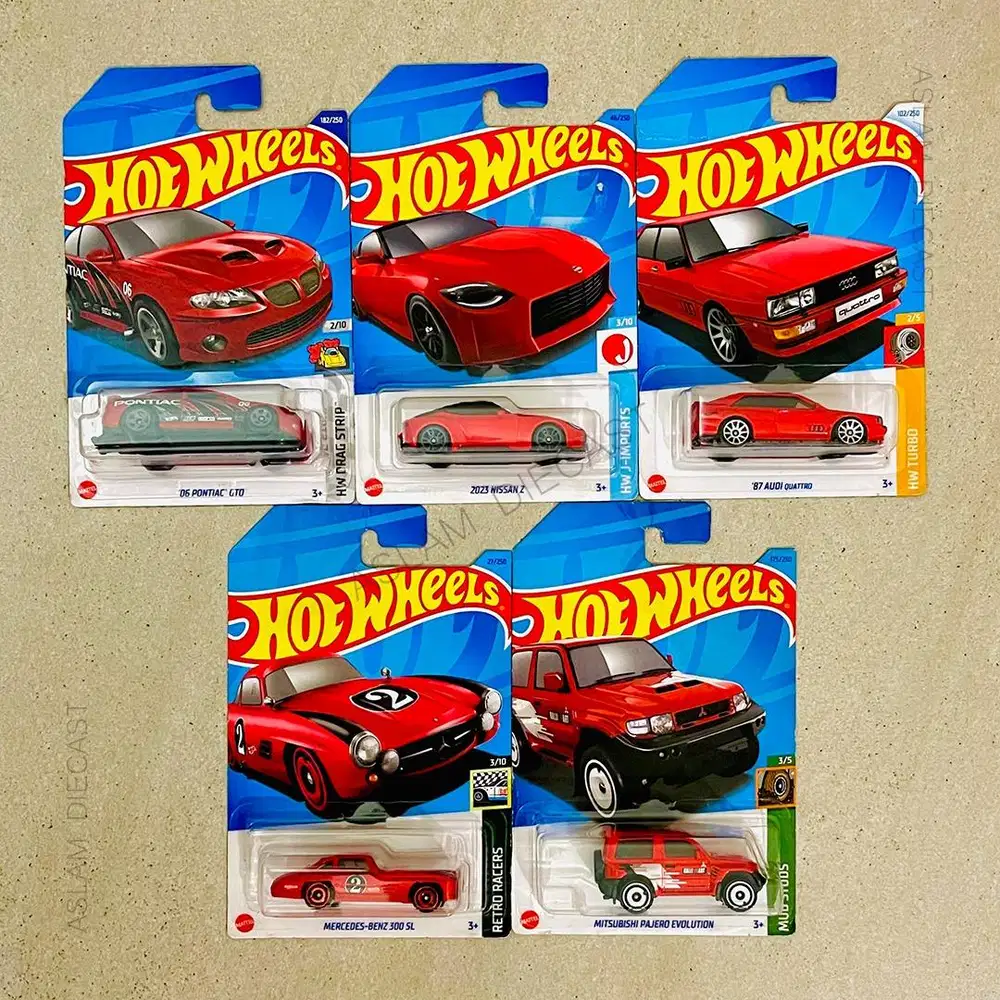 Take All Hot Wheels Nissan Z Audi Mercedes Benz Mitsubishi Pajero