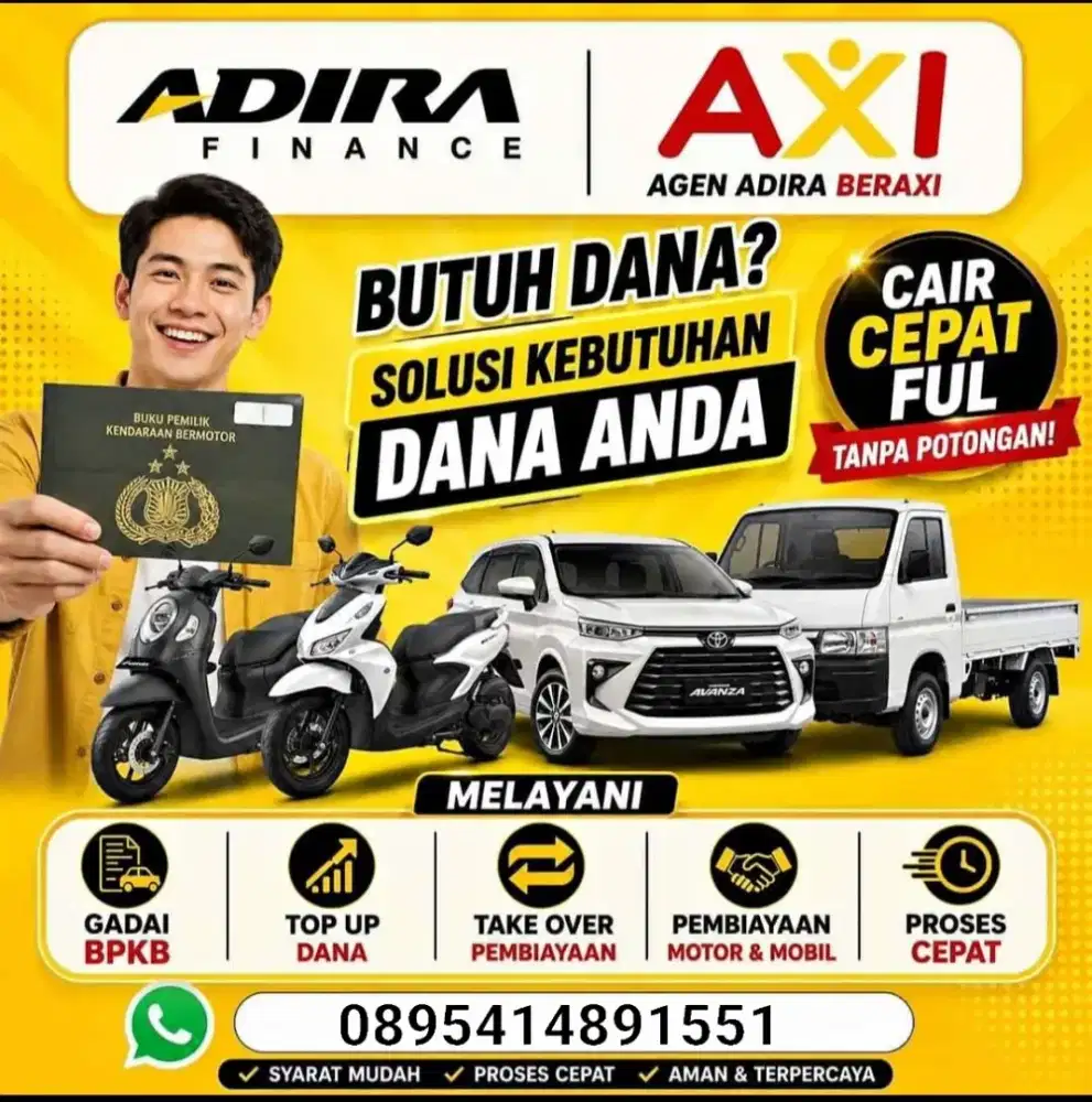 TERIMA GADAI BPKB MOBIL MOTOR