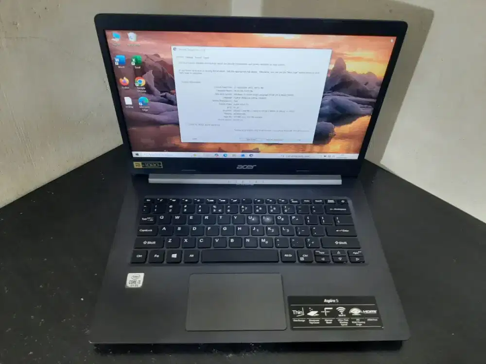 Laptop Acer Aspire Core i3 gen 10