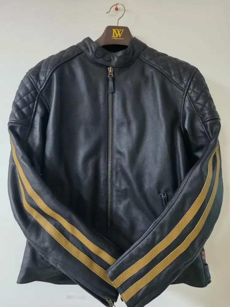 [ORIGINAL] JAKET KULIT MOTOR TRIUMPH (BRADDAN) BUKAN GARUT