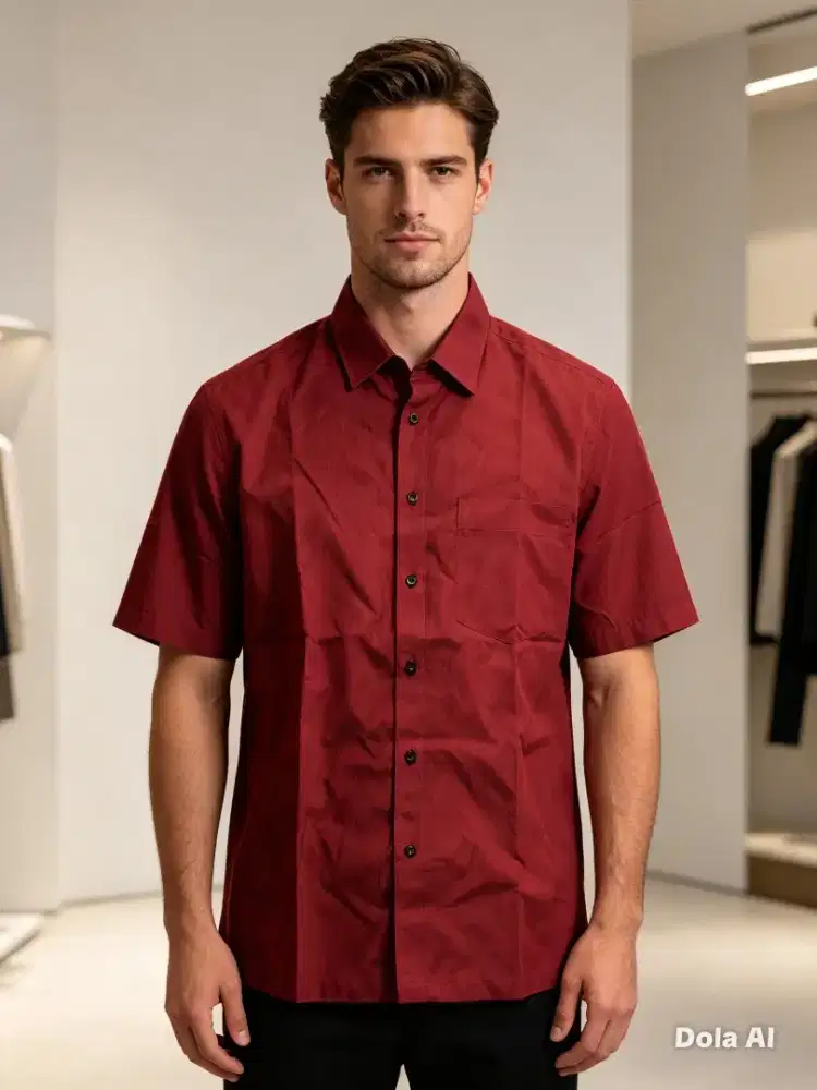 Kemeja Lengan Pendek Van Heusen Regular Fit