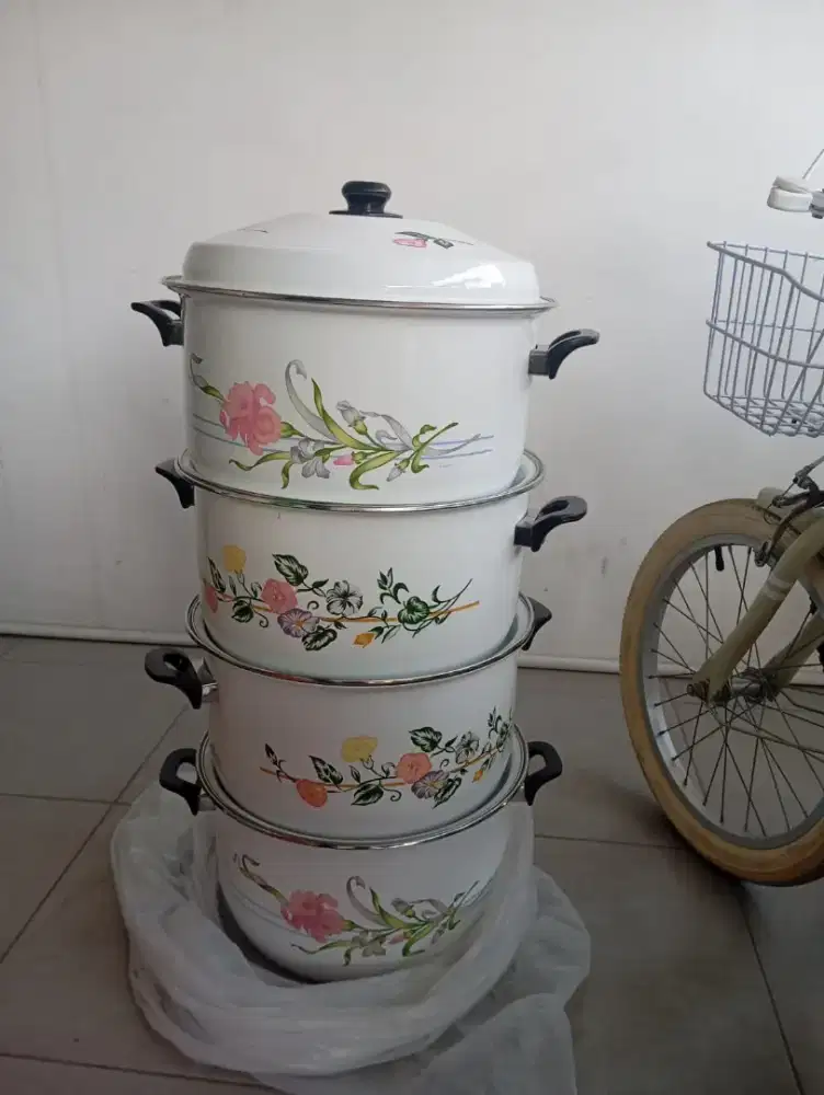 Panci Besar Enamel 30L Bagus
