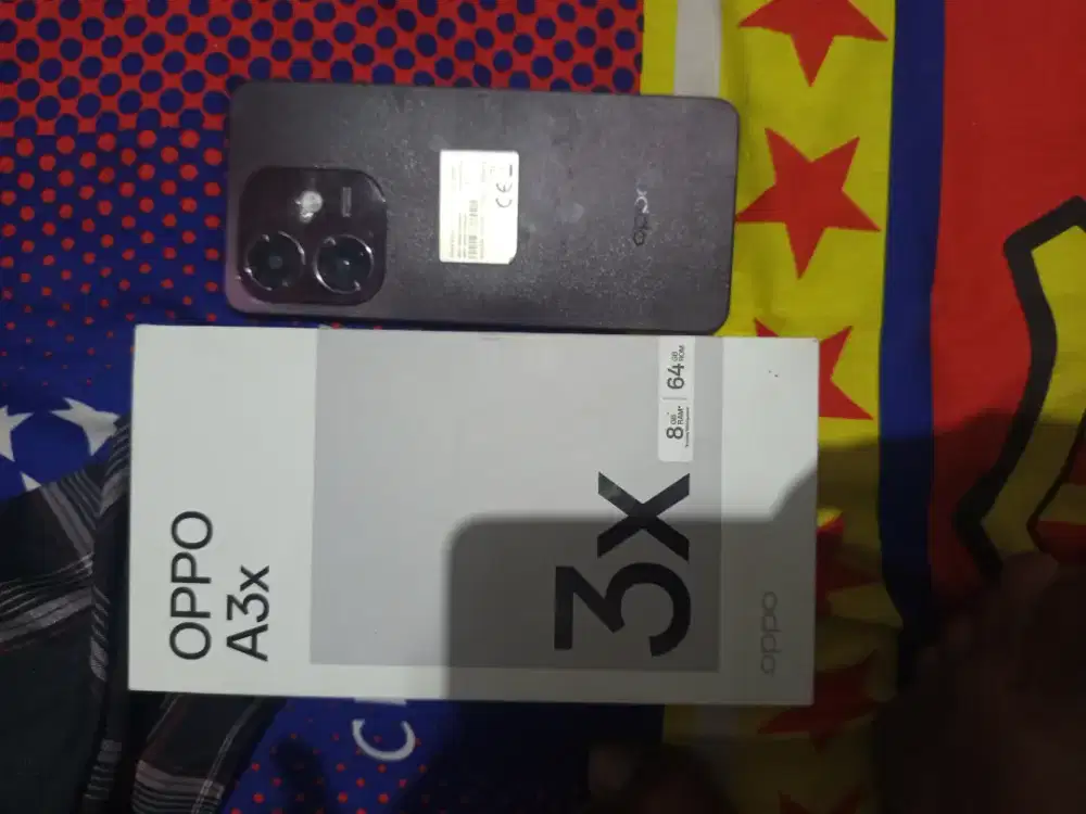 Oppo A3X RAM 4+4 ROM 64 Bekas