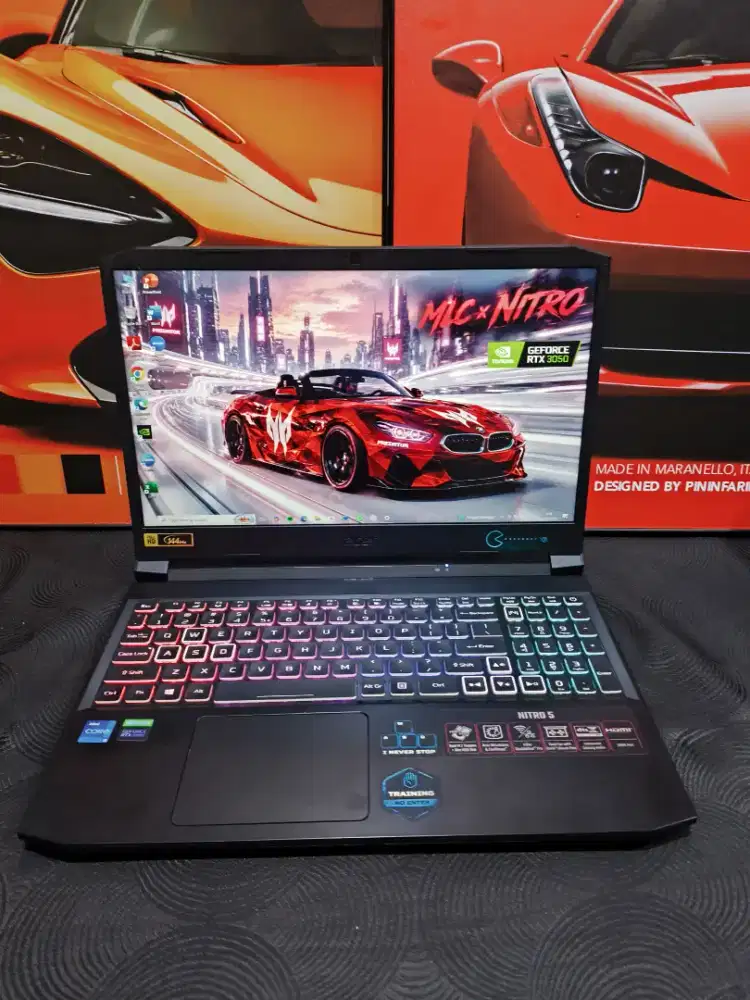 Laptop Gaming Acer NITRO NVIDIA RTX 3050Ti SSD 512Gb RGB DUAL VGA