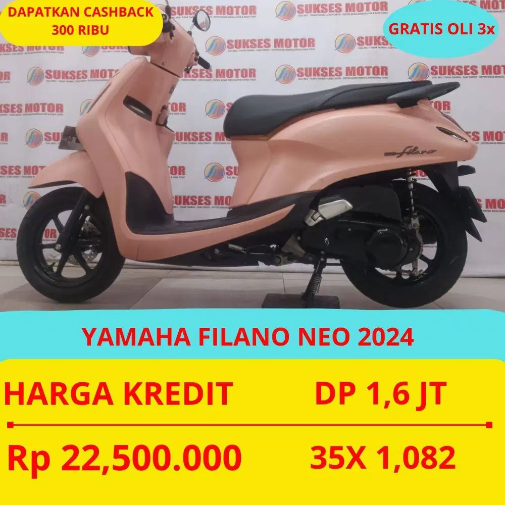 YAMAHA FILANO NEO 2024 DP MURAH 1,6 JUTA GUYSS