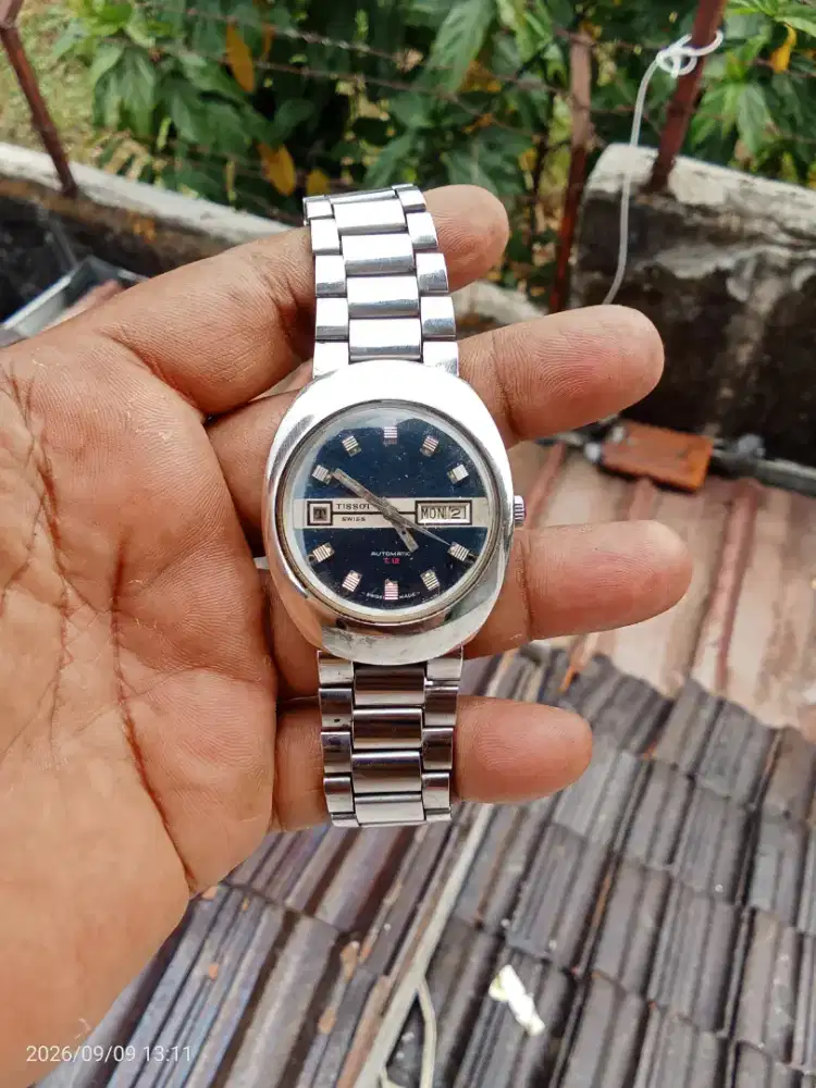 Jam Tissot T12 otomatis original klasik Swiss