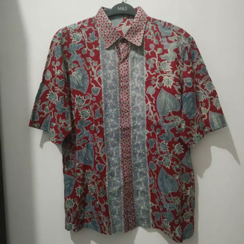 2 kemeja batik pria