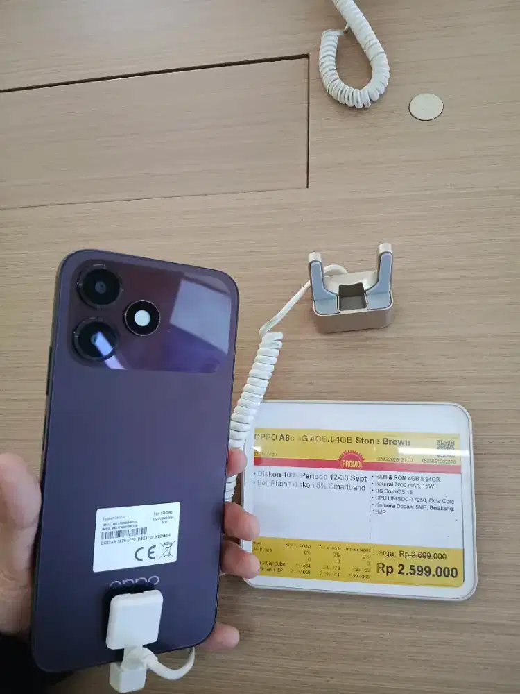 Hp Oppo A6c 4G   diskon 100k