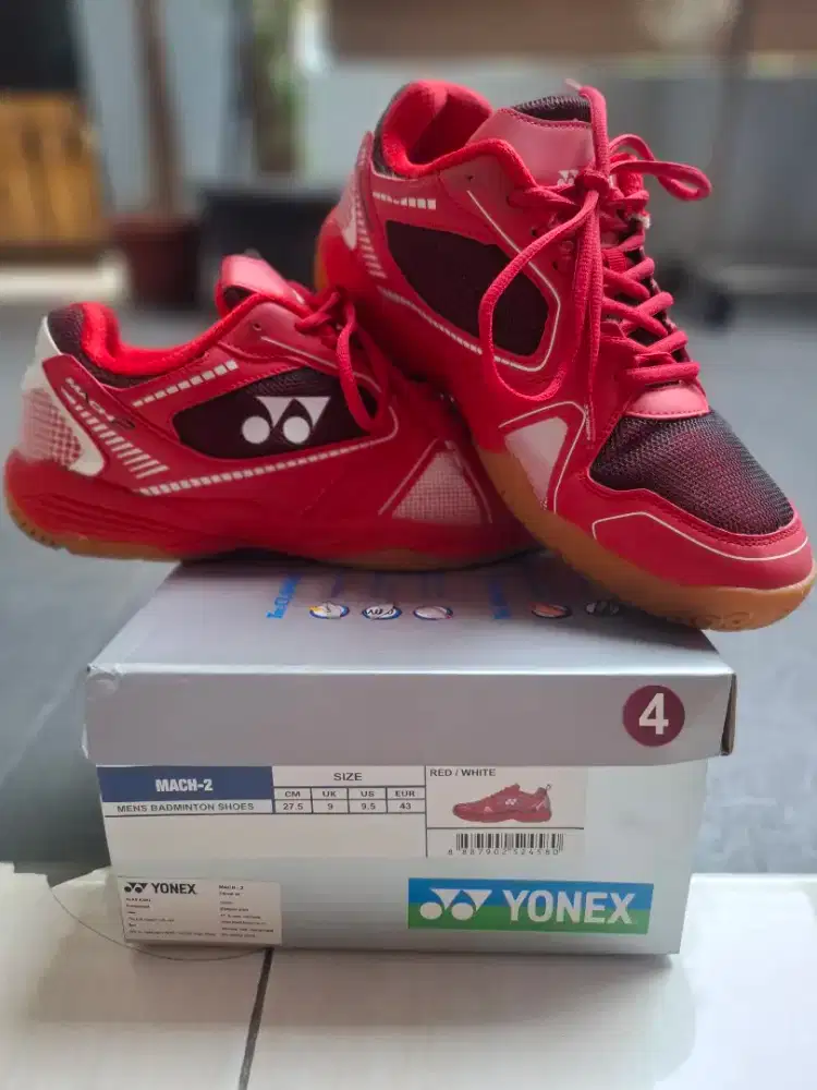 Preloved Sepatu Badminton Yonex Mach 2 Original Like New
