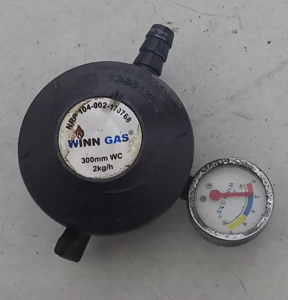 Regulator Kompor Gas O8I3IO7 55OOO  WINN GAS,Normal,Bagus,Murah,NET.