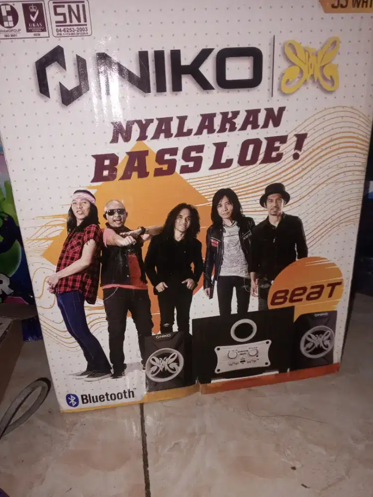 Speaker bluetooth merk nikoo ngebass baru
