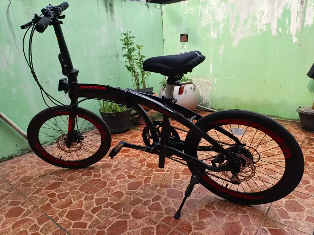 Sepeda lipat Avand Chester IX 20 inchi 9 speed