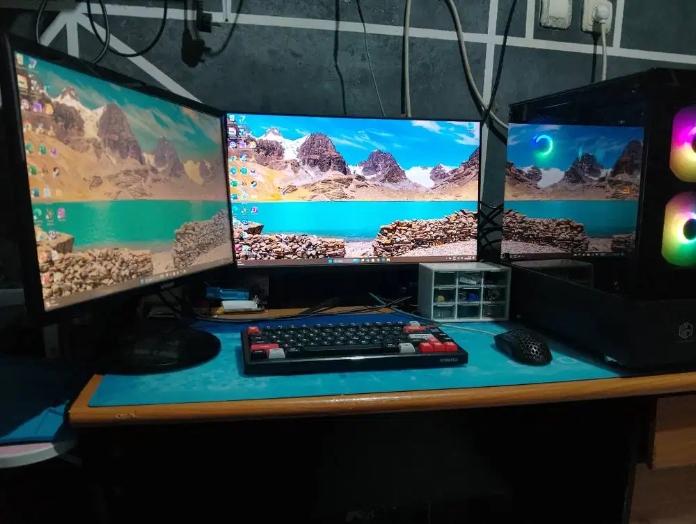 Fullset PC Ryzen 5 + VGA Intel Arc a380 + Monitor 180hz 2k + Ram 16gb