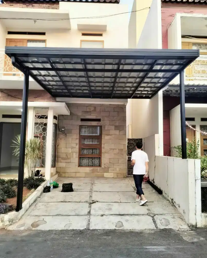 Pasang kanopi baja ringan