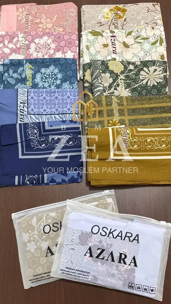 Grosir Hijab Azara Print Motif Murah Malang - Zea Grosir