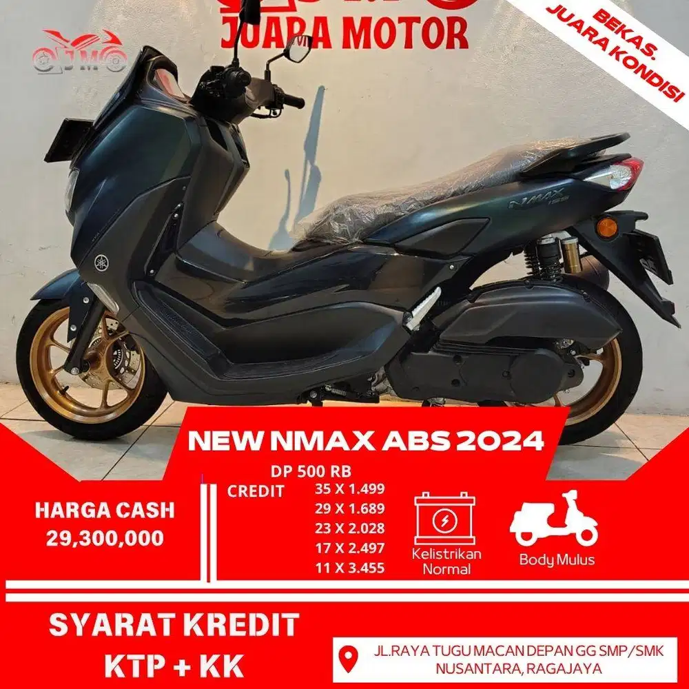 NEW NMAX ABS 2024 KM RENDAH KONDISI SIAP PAKAI NO KENDALA NO PR