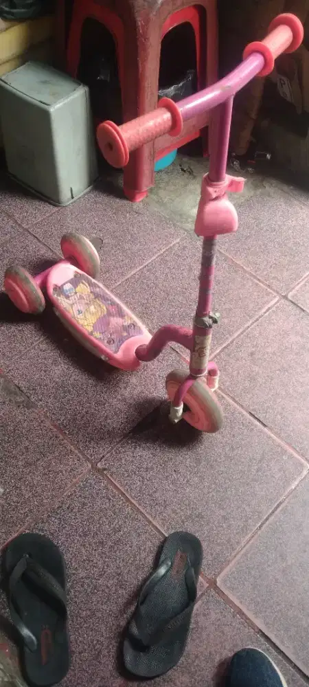 Scooter anak pink